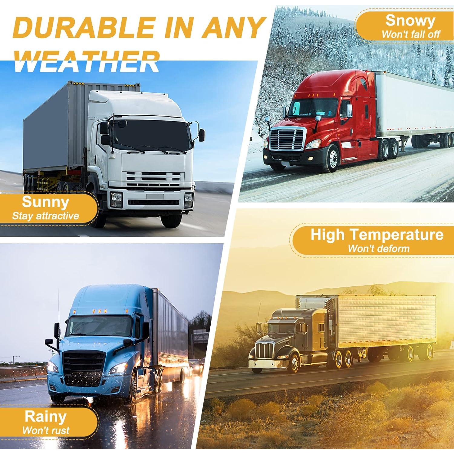 60 Piezas Cubiertas de Tuercas de Llantas HQALTY 33mm Cromadas