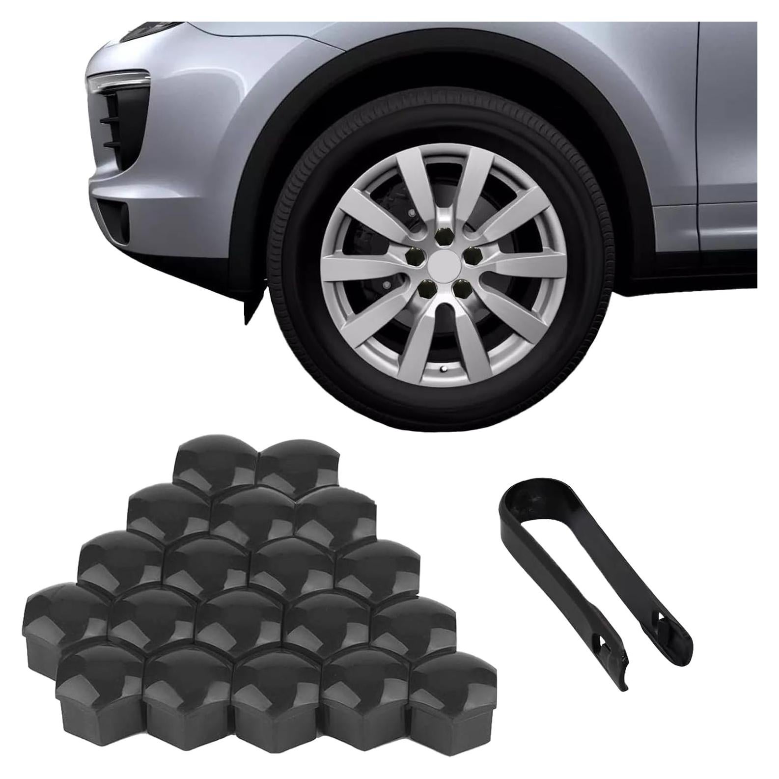 Cubiertas de Tuercas de Rueda ASUBHA 21mm - 20 Piezas