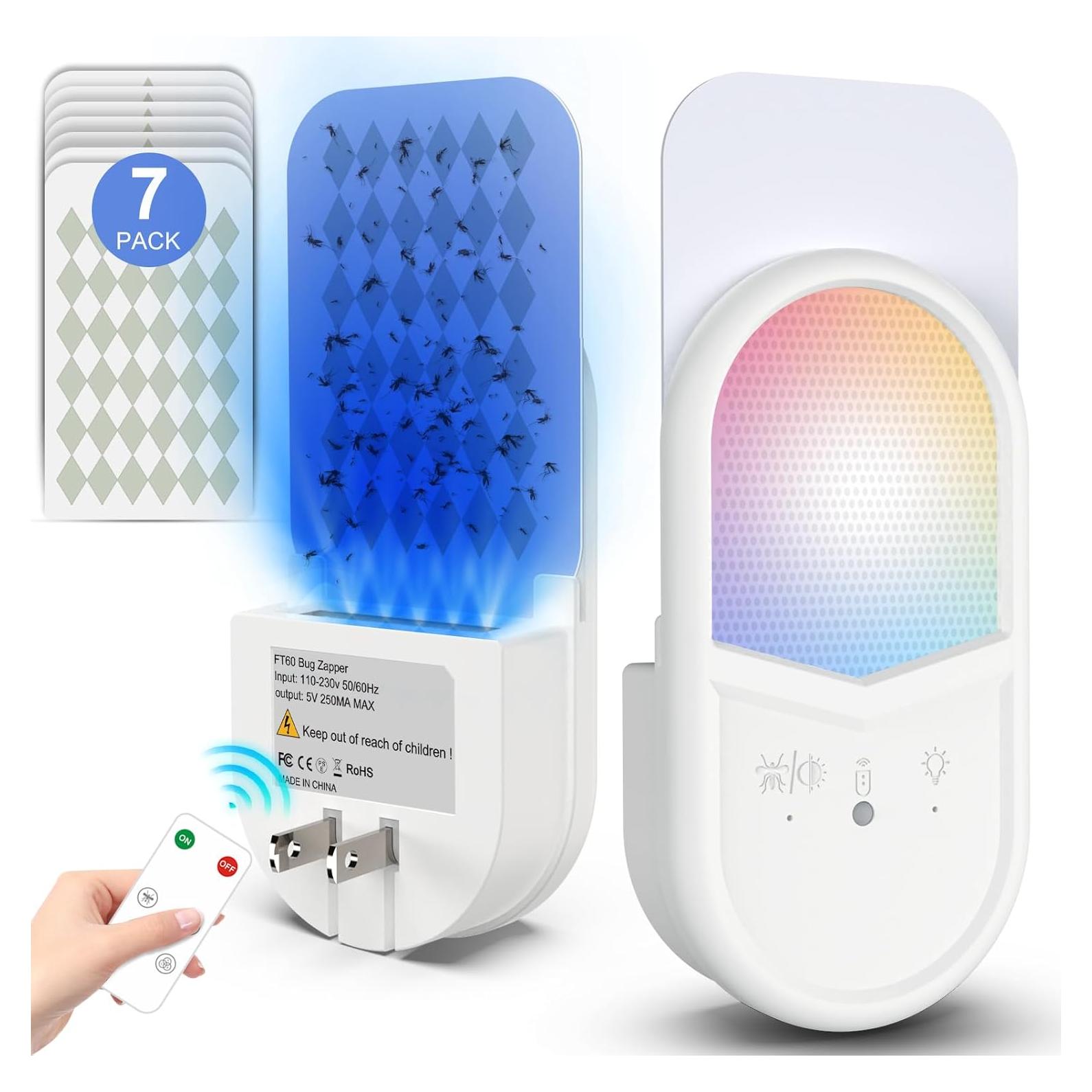 Trampa de Insectos Voladores ZAYMAN FT-60 con Luz Nocturna RGB