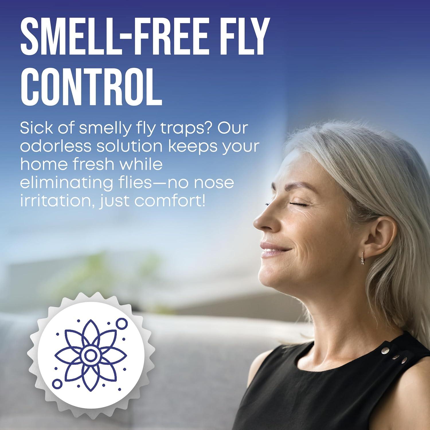 Trampa de Moscas Interior EverOne 2-Pack con 6 Adhesivos