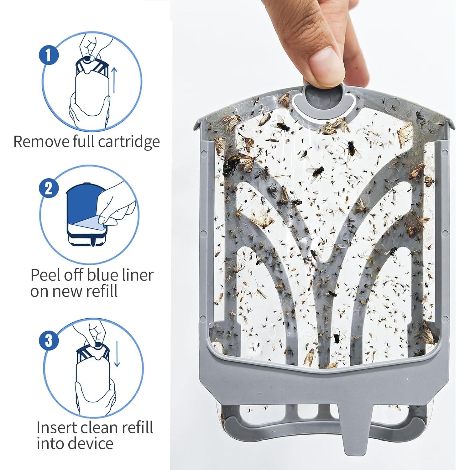 Kit de Recarga Trampa Insectos Voladores ZEBO - 10 Cartuchos