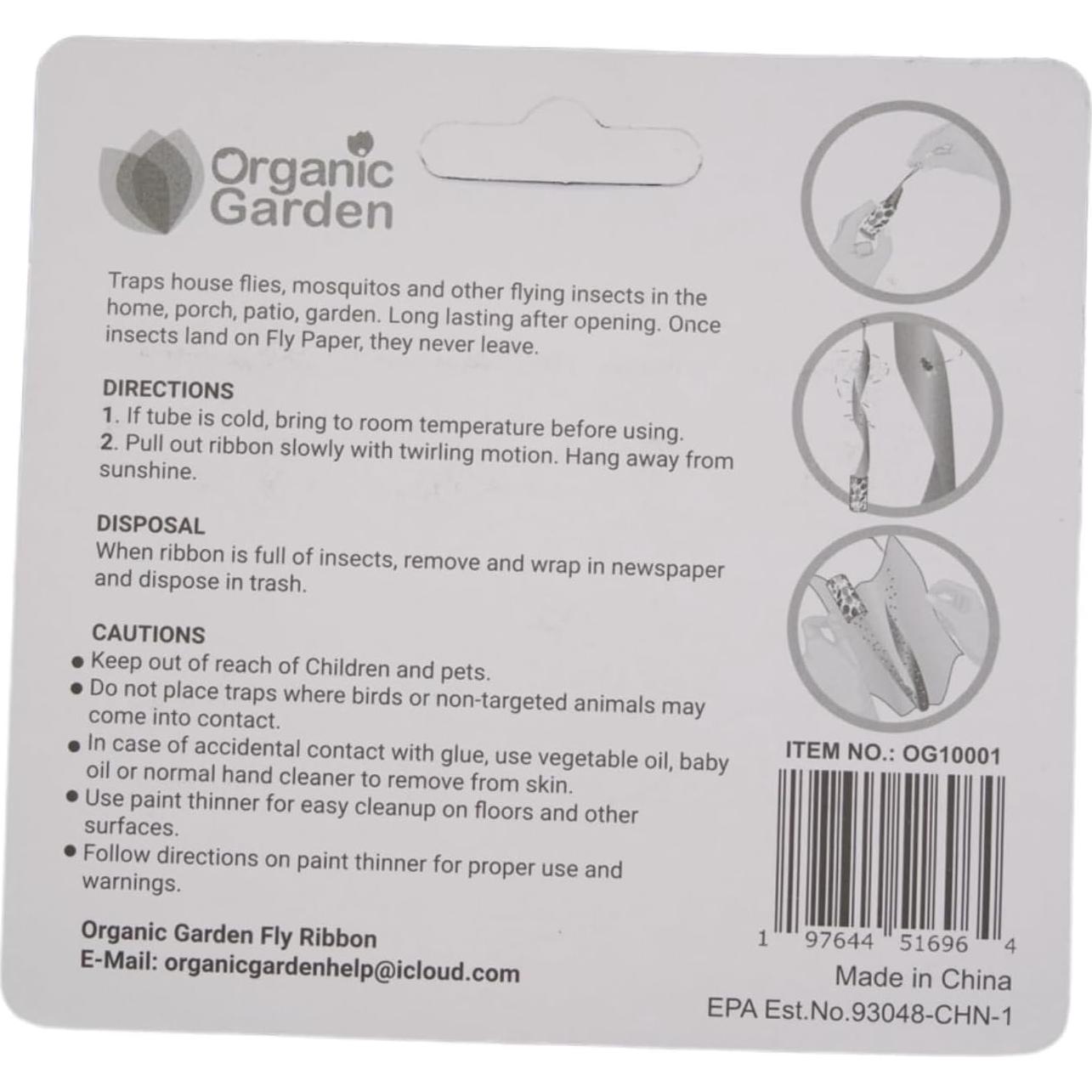 Trampas Adhesivas para Moscas Genérico - Paquete de 4 Unidades