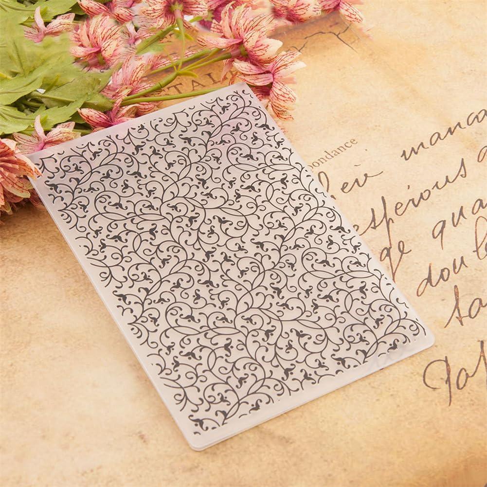 Carpeta de Relieve Duradera Minicreat para Estampado de Flores