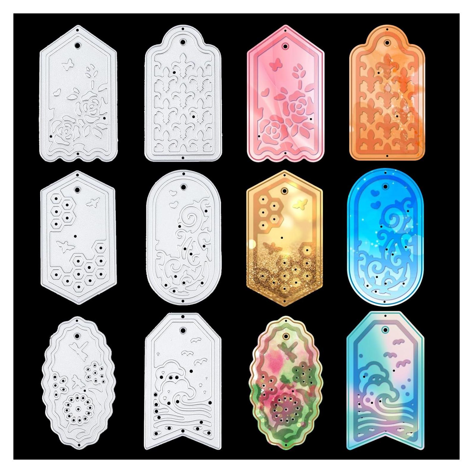 Troqueles de Corte de Etiquetas ORIGACH - 6 Piezas de Acero