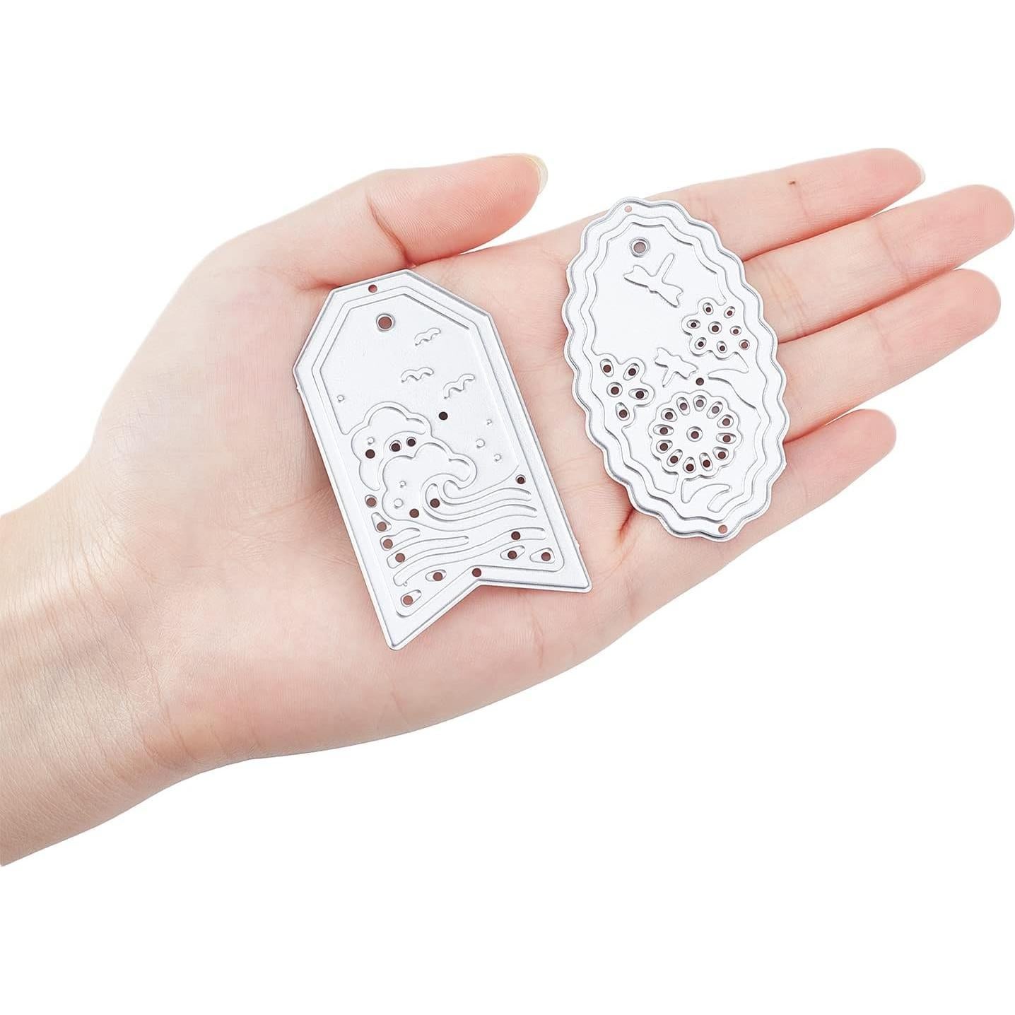 Troqueles de Corte de Etiquetas ORIGACH - 6 Piezas de Acero