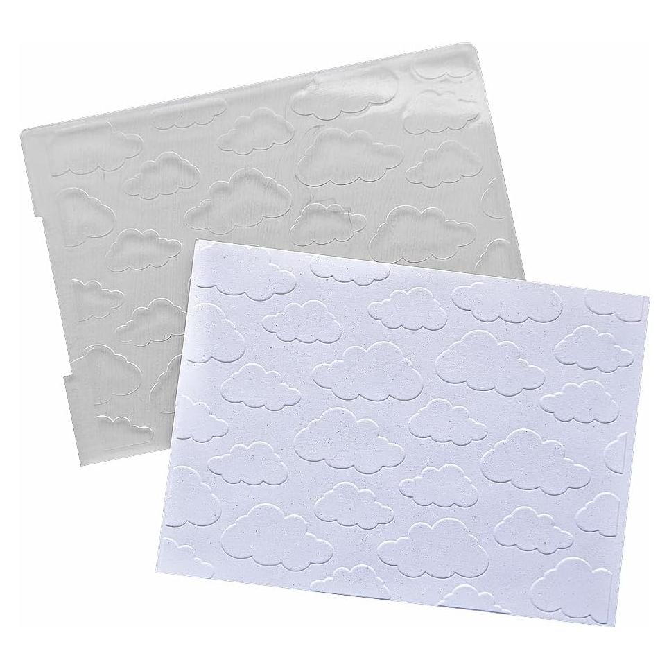 Carpeta de Relieve de Nubes DIYology 10.6x14.5 cm para Manualidades