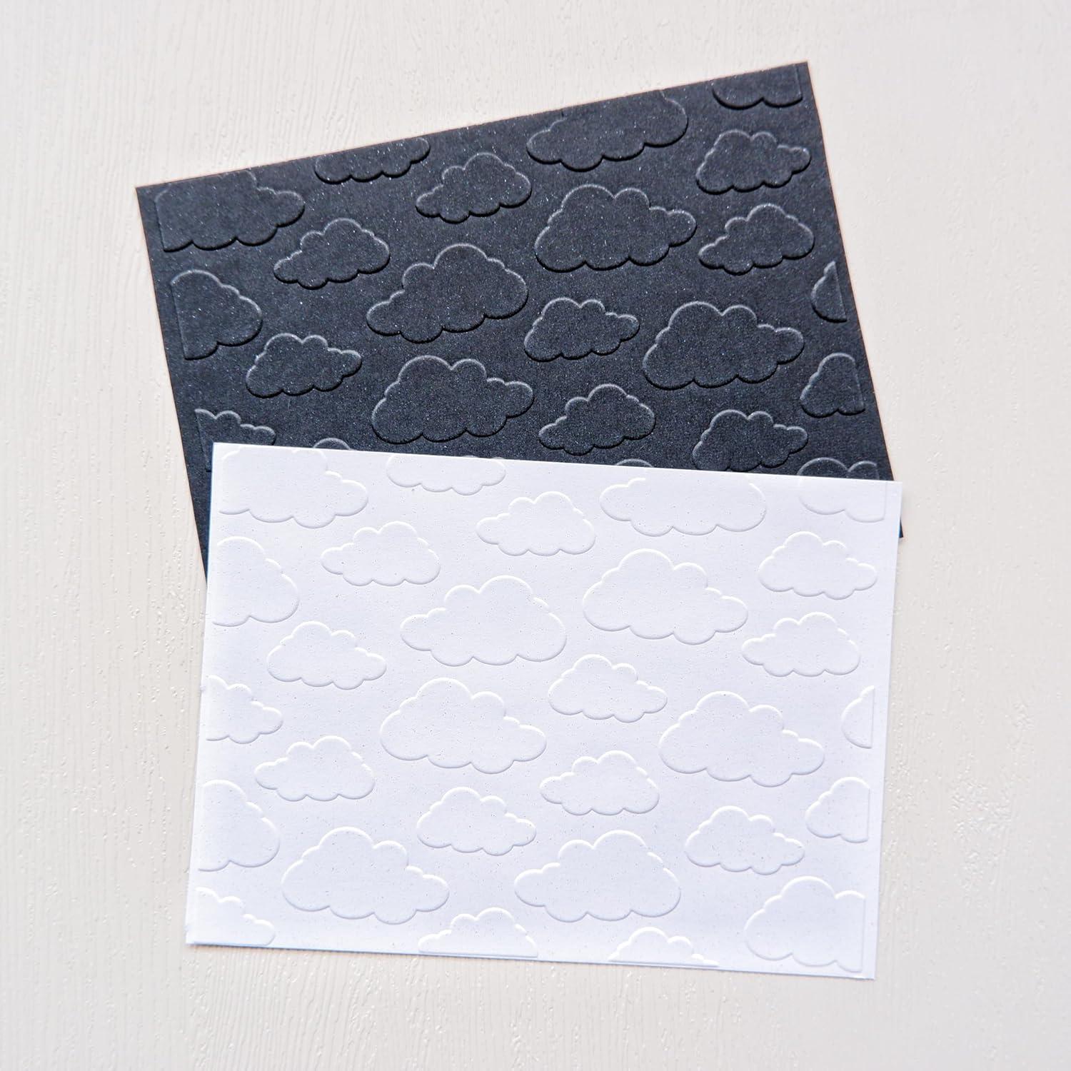 Carpeta de Relieve de Nubes DIYology 10.6x14.5 cm para Manualidades