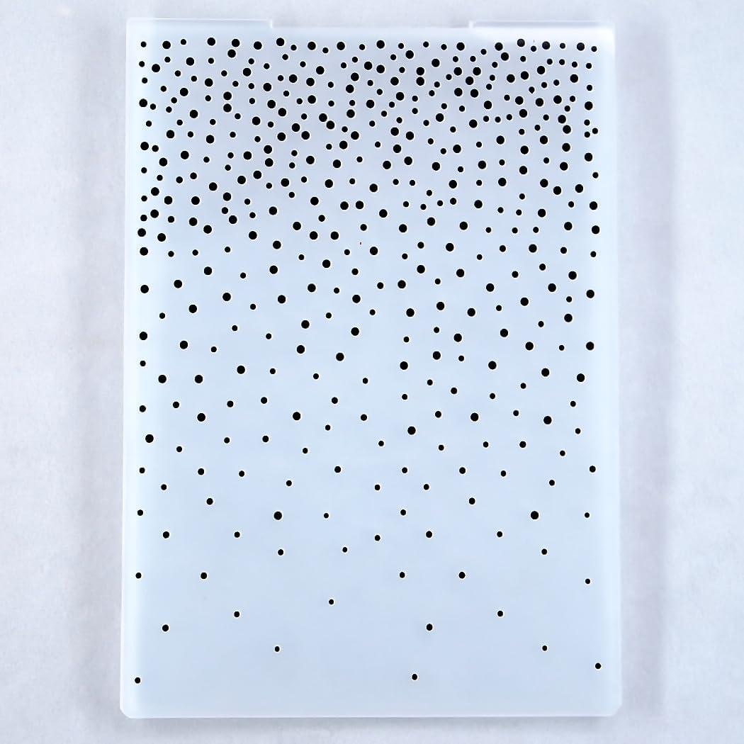 Plantilla de Embossing KWELLAM Copos de Nieve 12.5x17.7cm