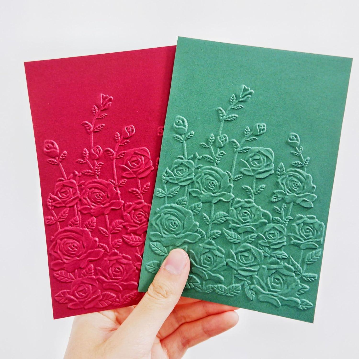 Plantilla Embossing Plástico Lily Craft 11.4x16 cm Rosa