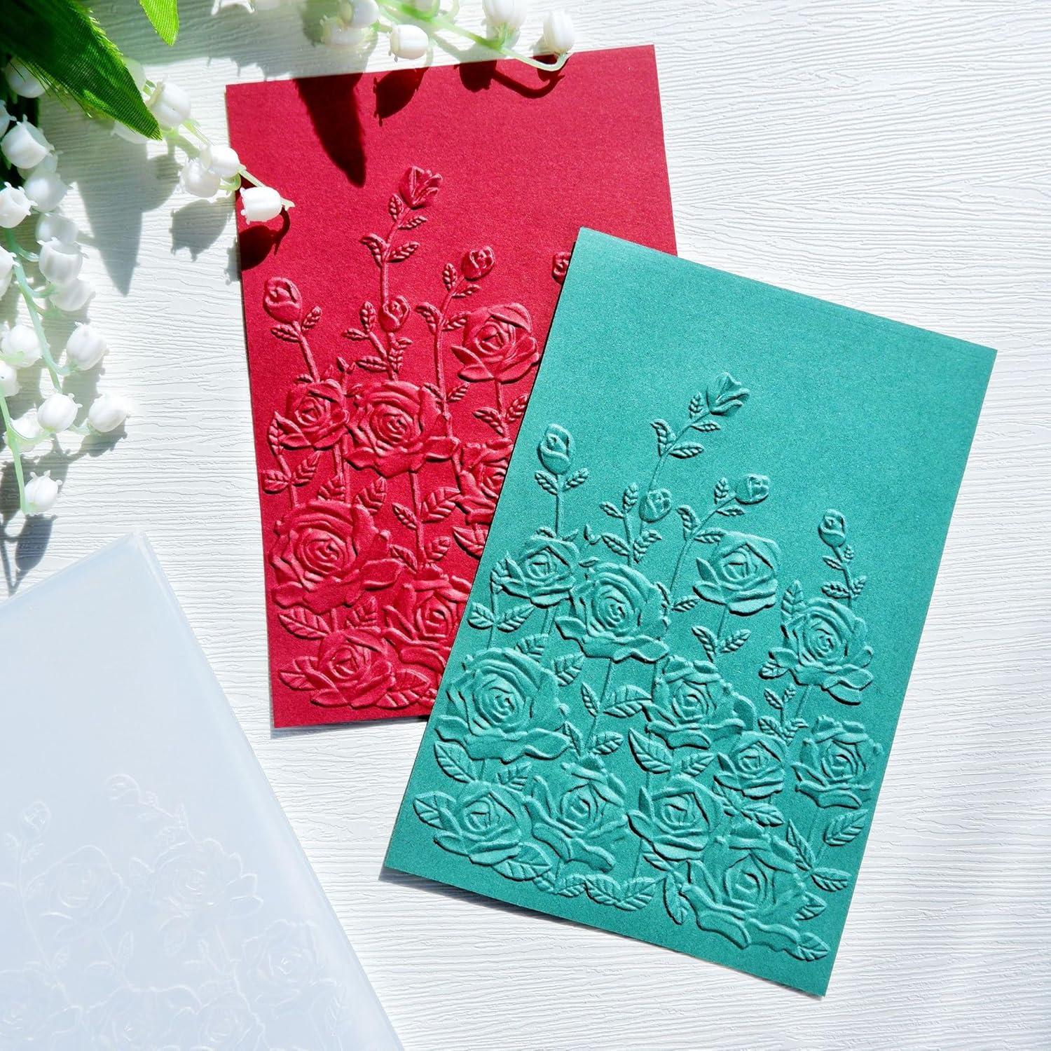 Plantilla Embossing Plástico Lily Craft 11.4x16 cm Rosa