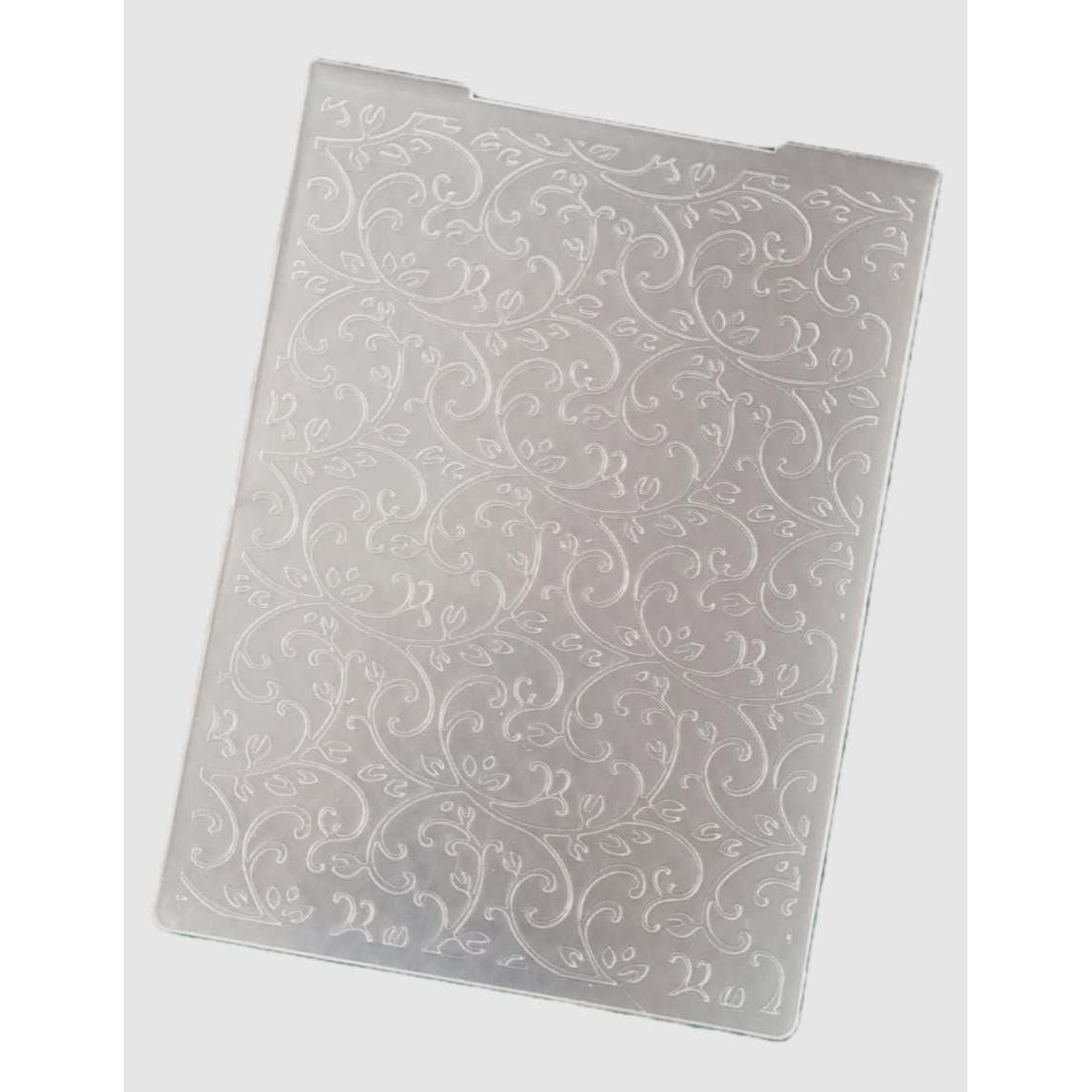 Carpeta de Relieve WJ para Hacer Tarjetas Floral 10.5x14.5cm