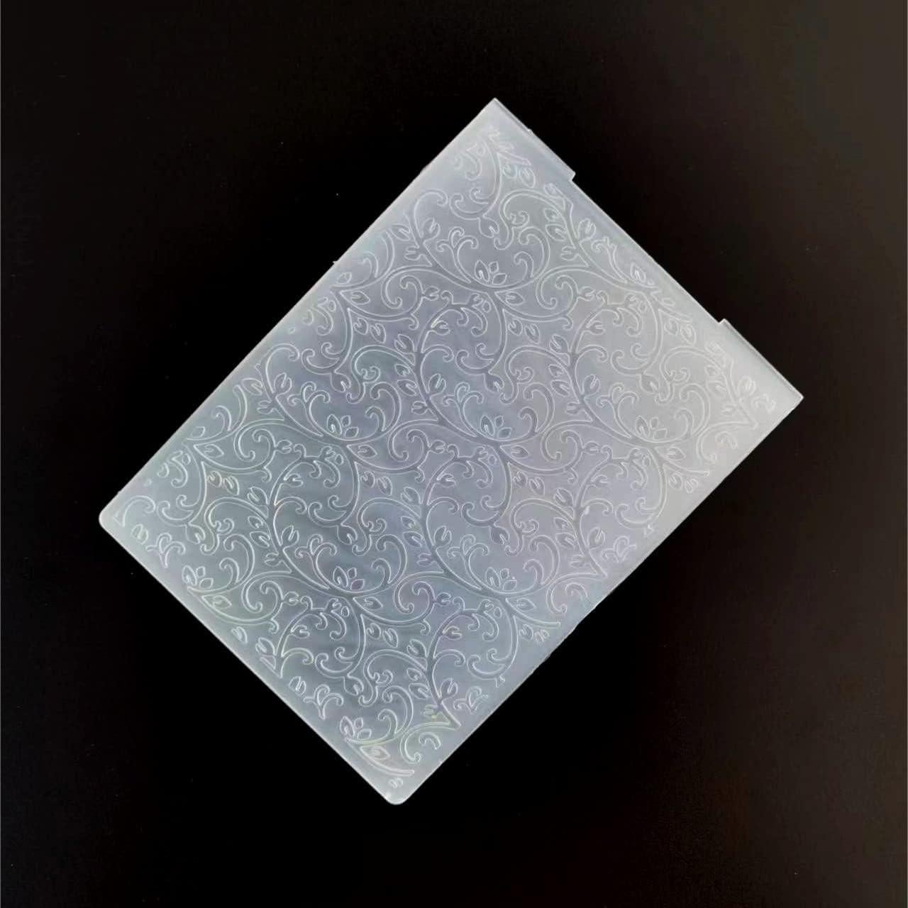 Carpeta de Relieve WJ para Hacer Tarjetas Floral 10.5x14.5cm