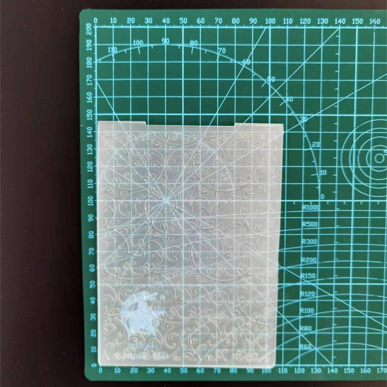 Carpeta de Relieve WJ para Hacer Tarjetas Floral 10.5x14.5cm