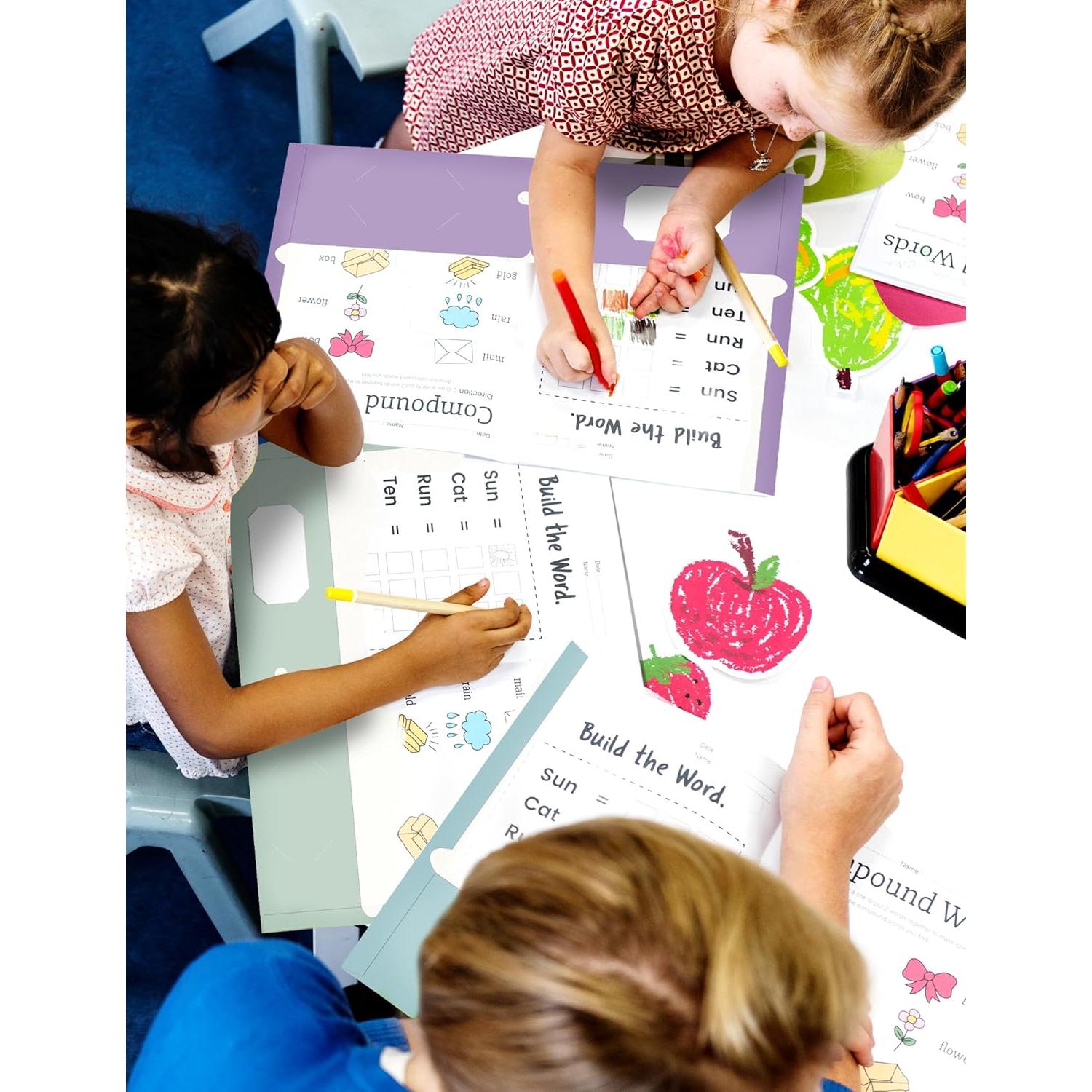 Carpetas con Bolsillos SUNEE 50 Paquete Tamaño Carta Multicolor