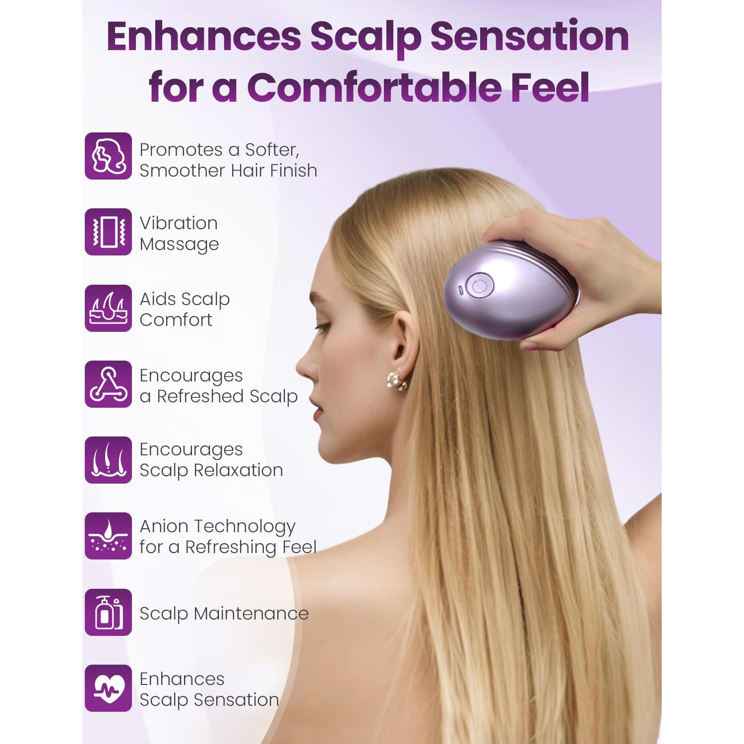 Masajeador Eléctrico de Cuero Cabelludo Shenzhen 800mAh