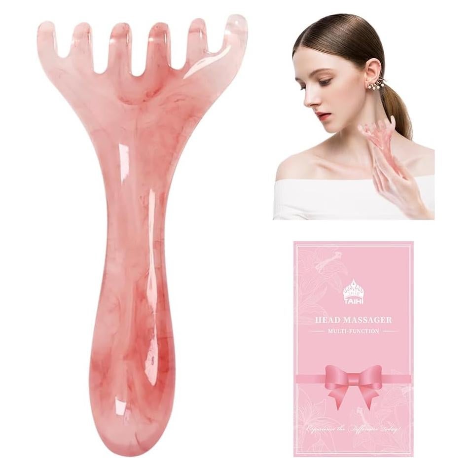 Peine de Masaje TAIHI para Cuero Cabelludo - Resina Natural