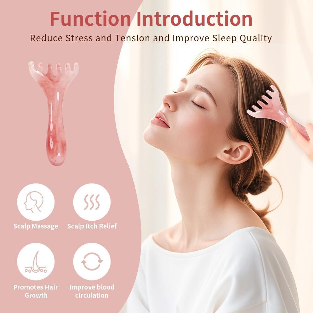 Peine de Masaje TAIHI para Cuero Cabelludo - Resina Natural