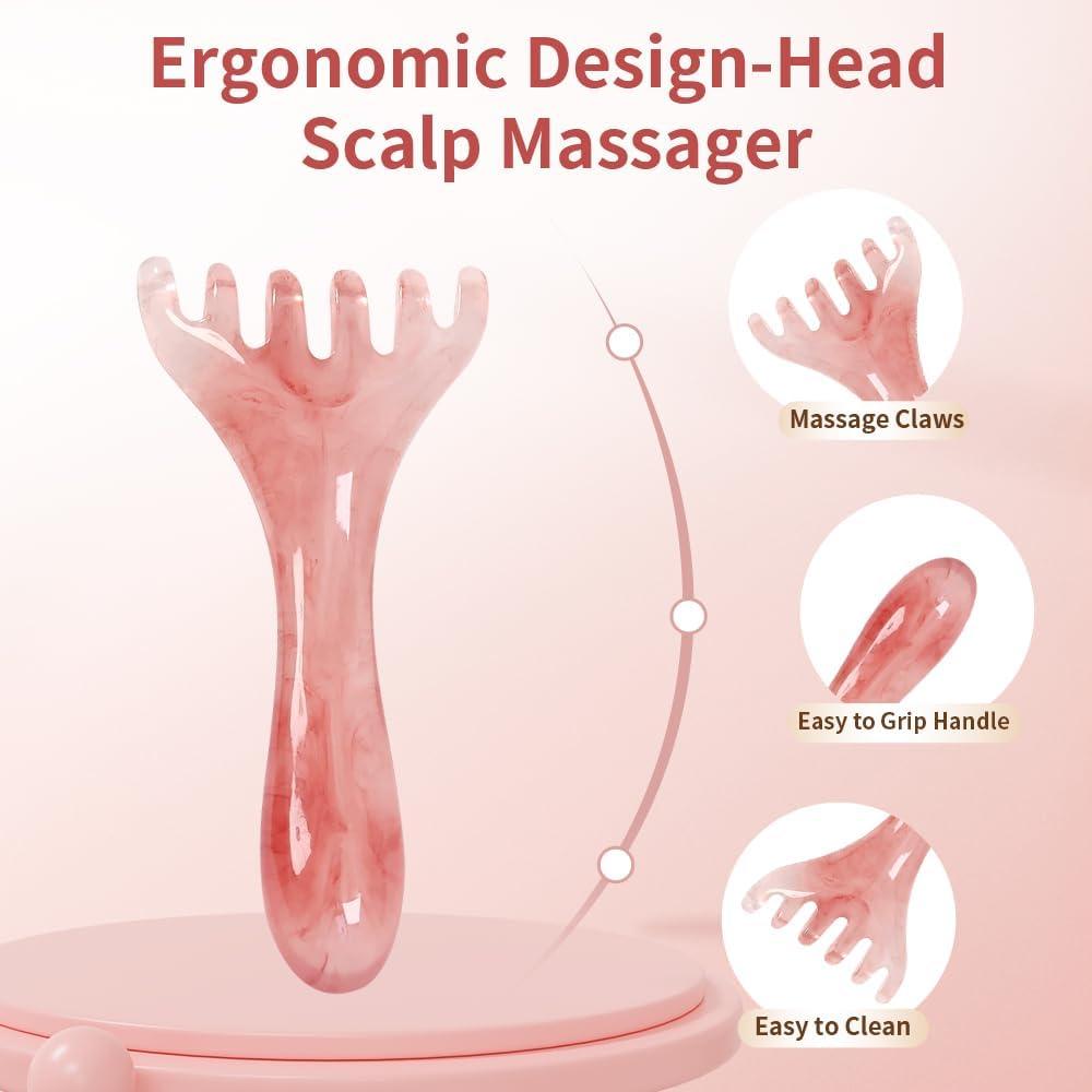 Peine de Masaje TAIHI para Cuero Cabelludo - Resina Natural