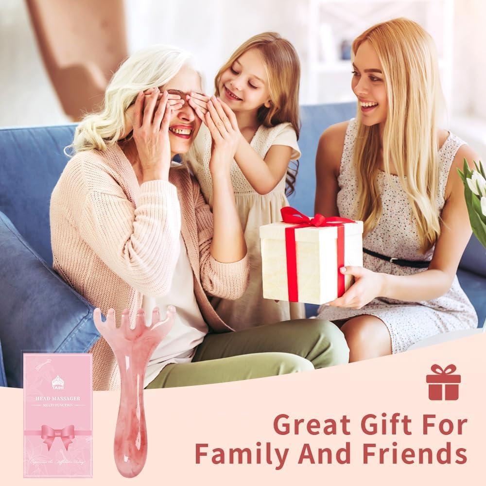 Peine de Masaje TAIHI para Cuero Cabelludo - Resina Natural