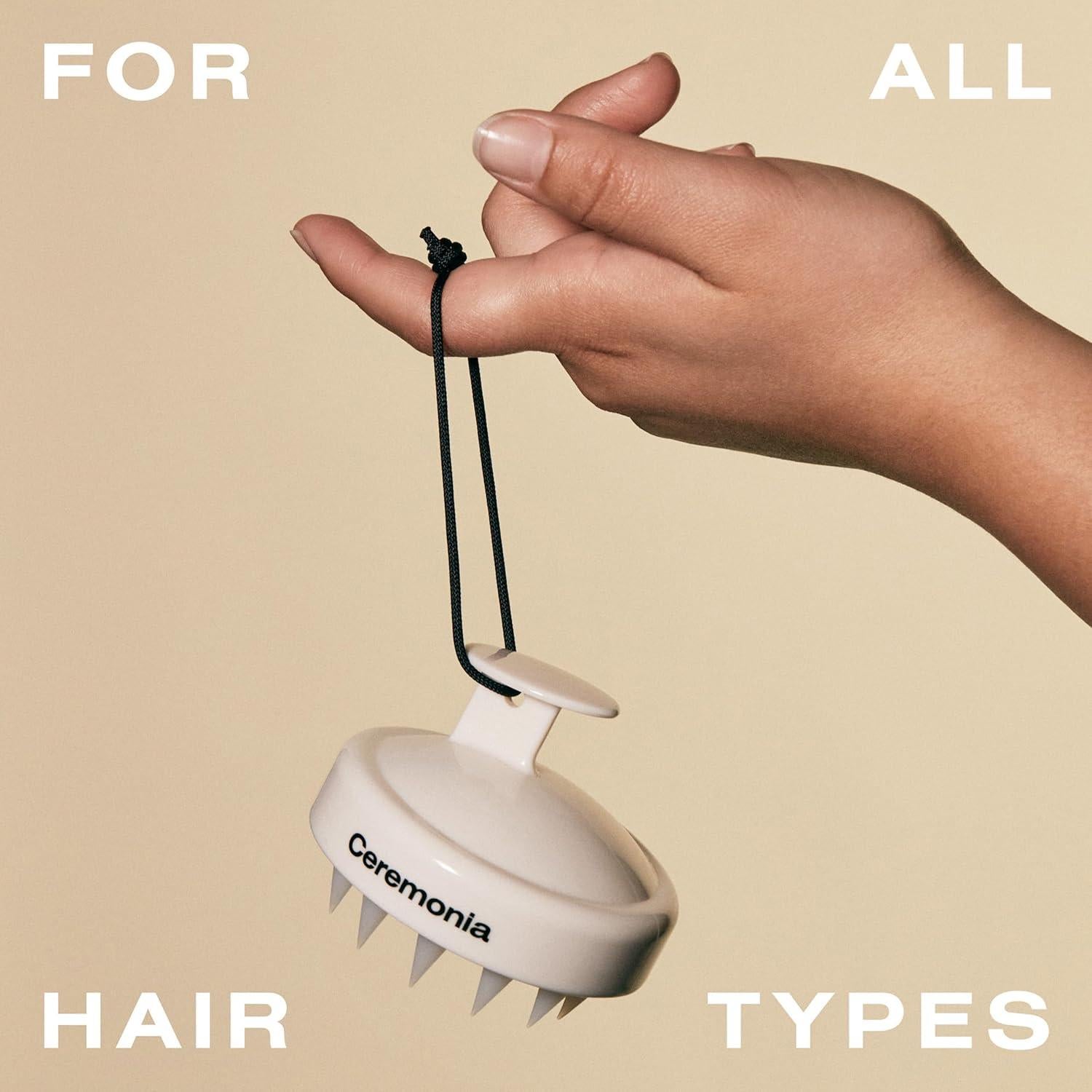 Masajeador de Cuero Cabelludo Ceremonia - Estimula Circulación y Exfolia