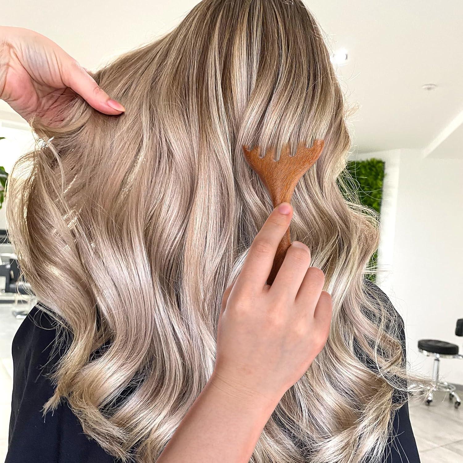 Juego de 2 Masajeadores de Cabeza de Madera QfwdfcTrenz