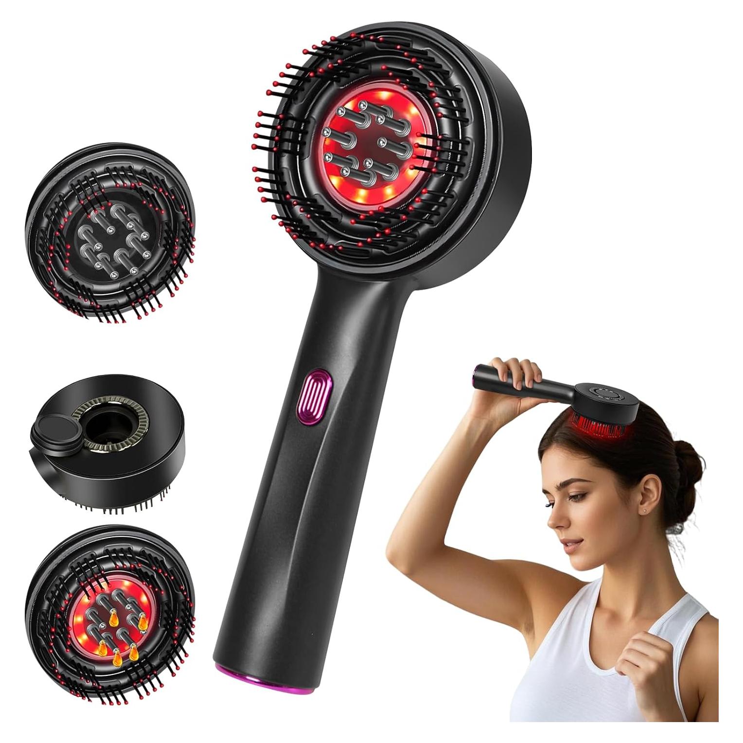 Peine Terapia Láser Crecimiento Capilar IPX7 - Lasercomb-001