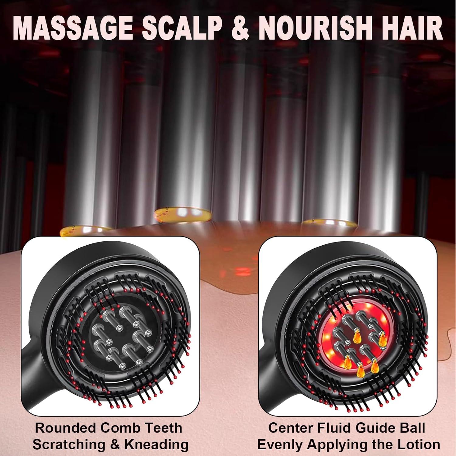 Peine Terapia Láser Crecimiento Capilar IPX7 - Lasercomb-001