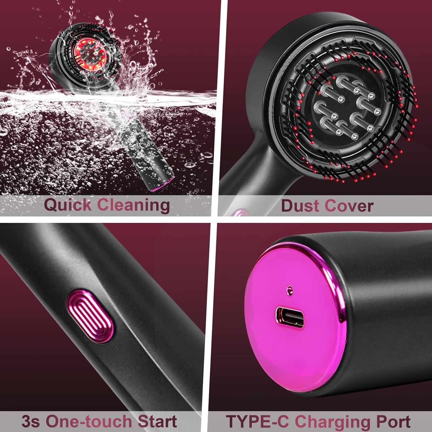 Peine Terapia Láser Crecimiento Capilar IPX7 - Lasercomb-001