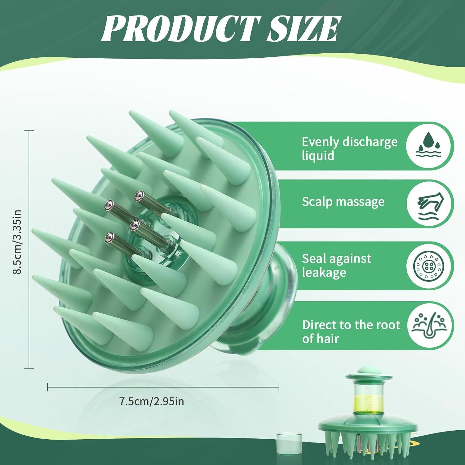 Aplicador de Masaje para Cuero Cabelludo Beautlohas 14ml Silicona