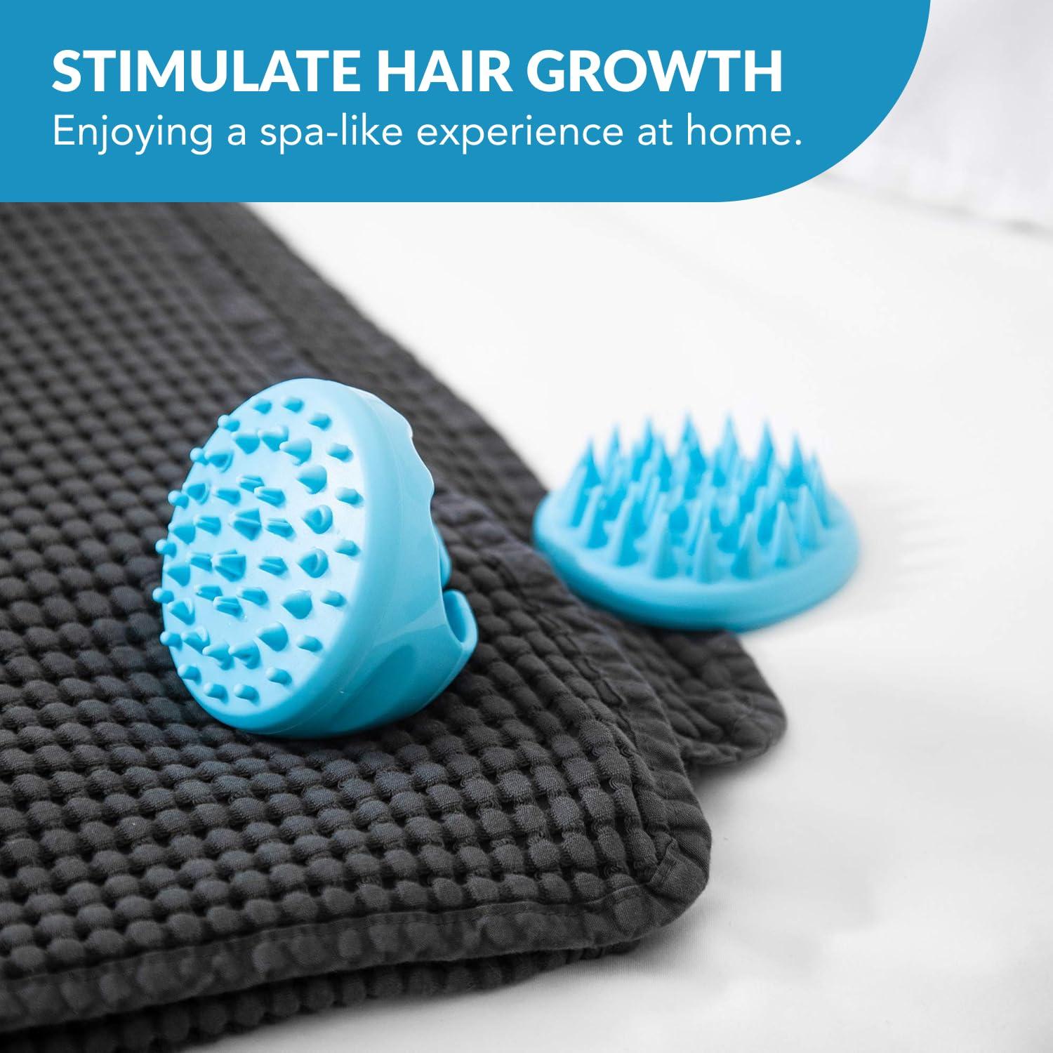 Masajeador de cuero cabelludo Flathead con cepillo de champú