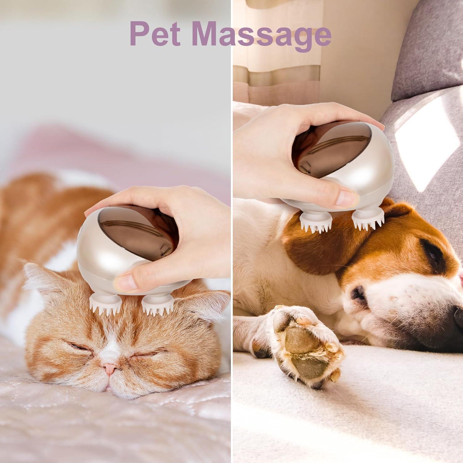 Masajeador Eléctrico para Cuero Cabelludo AIBOKEE Oro IPX7