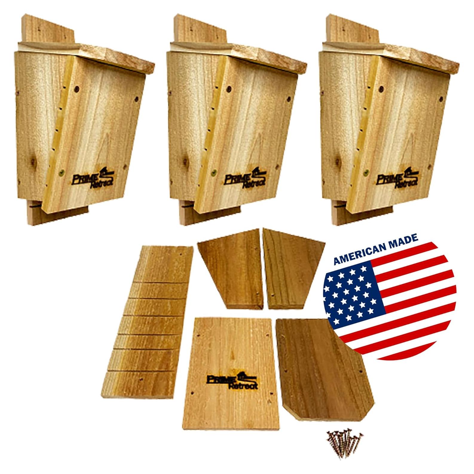 Casas para Murciélagos DIY Prime Retreat - Paquete de 4 Unidades