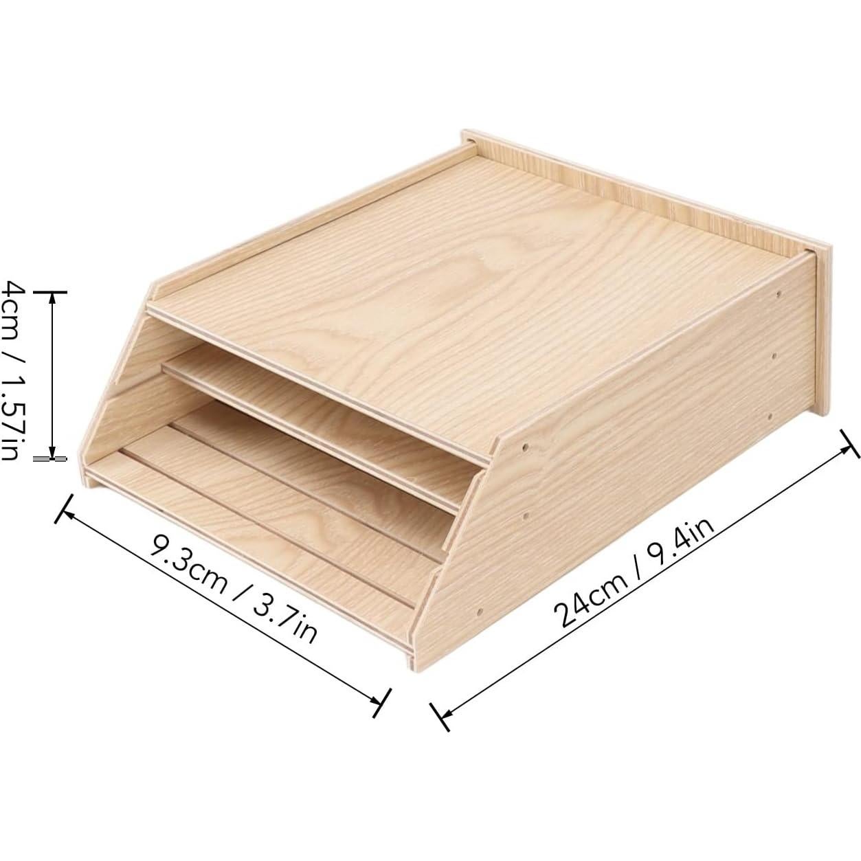 Casa de Murciélagos Luqeeg de Madera Doble Cámara 61x23.6cm