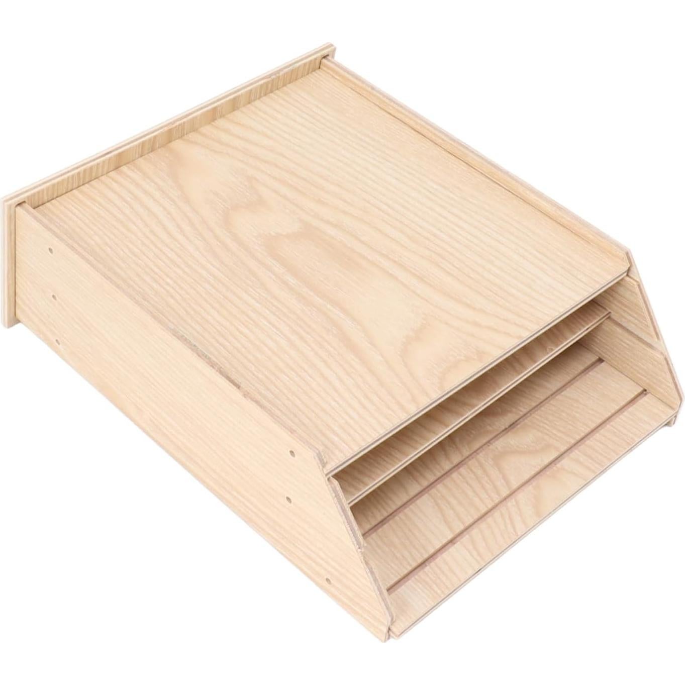 Casa de Murciélagos Luqeeg de Madera Doble Cámara 61x23.6cm