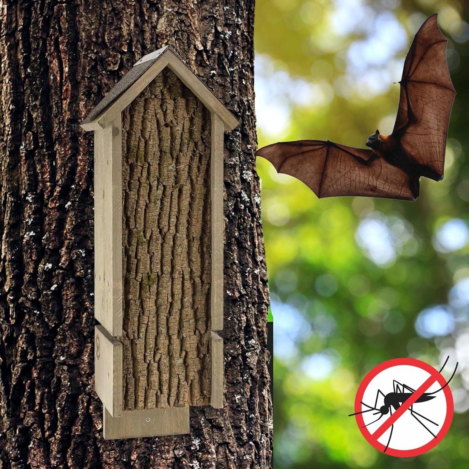 Casa para Murciélagos de 4 Cámaras Uncle Dunkels 61 cm