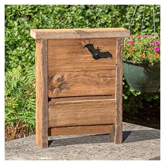 Casa de Murciélagos de Madera Reciclada Amish 39.37 cm