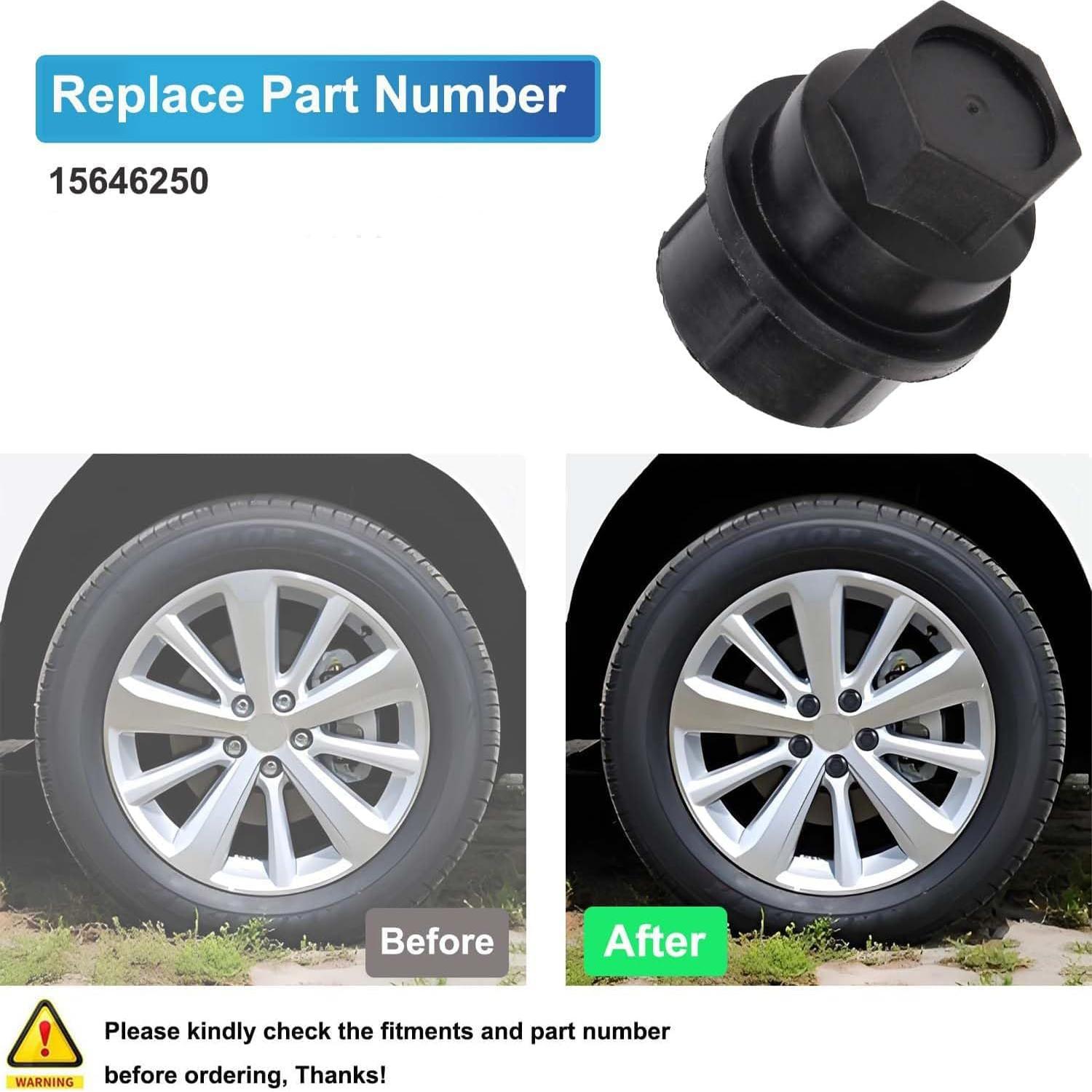 32 Cubiertas de Tuercas de Rueda OSCTAUS 22mm Hexagonal