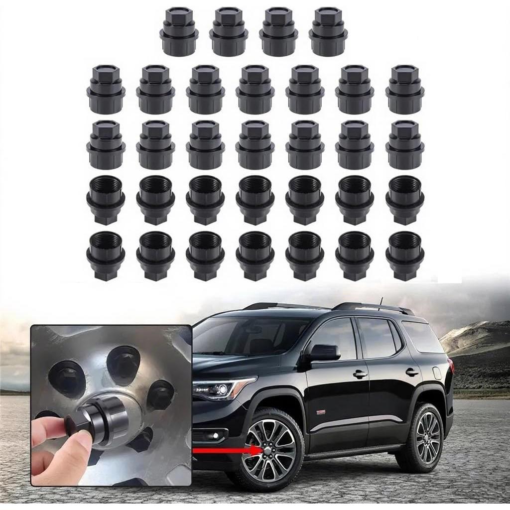 32 Cubiertas de Tuercas de Rueda OSCTAUS 22mm Hexagonal