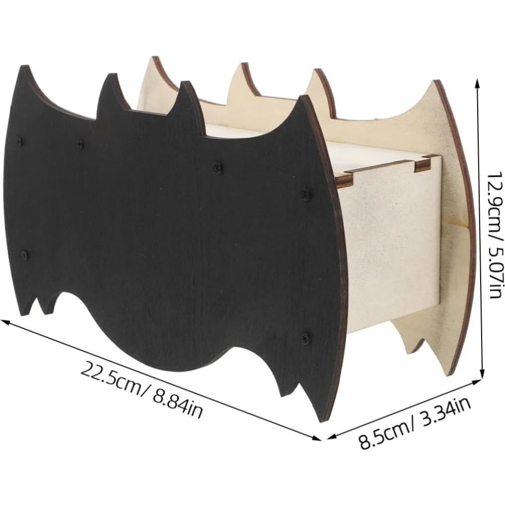 Casa de Murciélagos de Madera STOBAZA Refugio Jardín 12.9x22.5cm