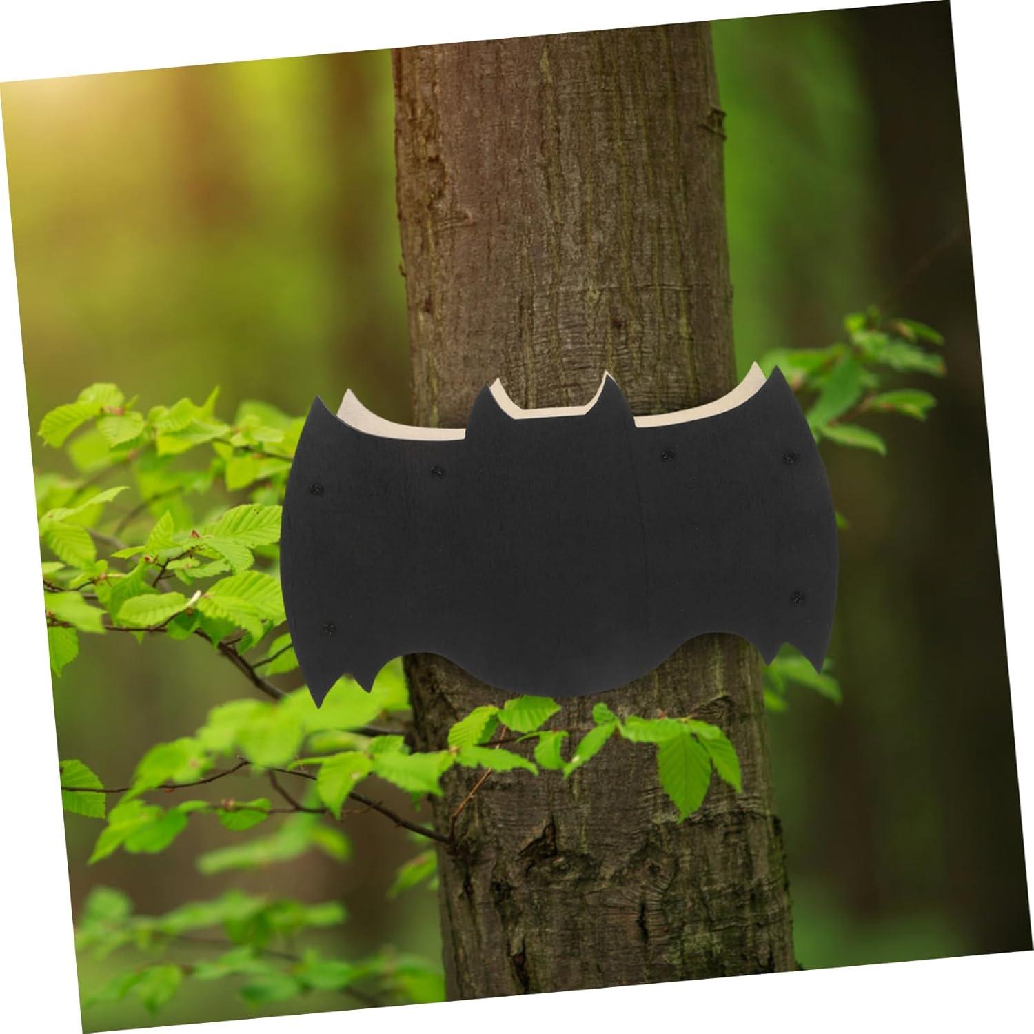 Casa de Murciélagos de Madera STOBAZA Refugio Jardín 12.9x22.5cm