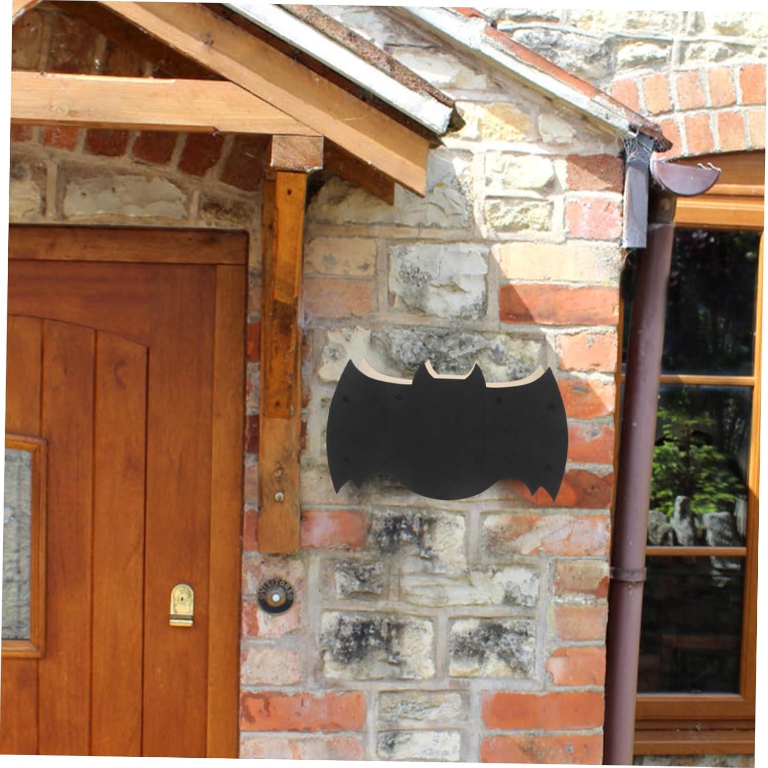 Casa de Murciélagos de Madera STOBAZA Refugio Jardín 12.9x22.5cm