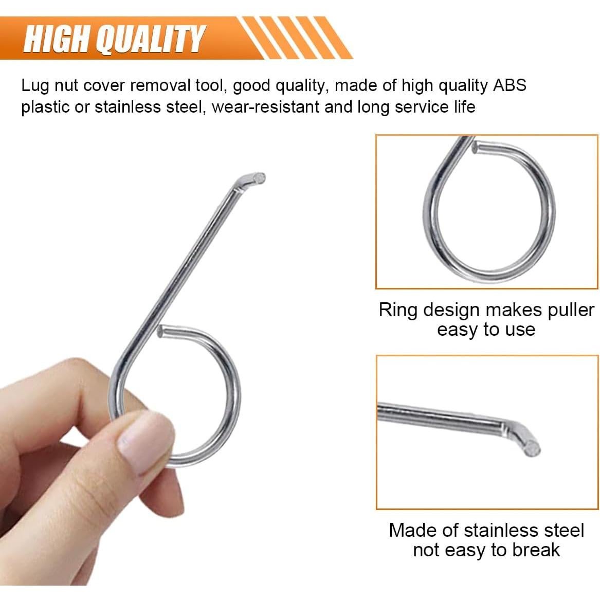 Juego de Herramientas LHDOS para Retirar Tapas de Rueda 3 Pzas