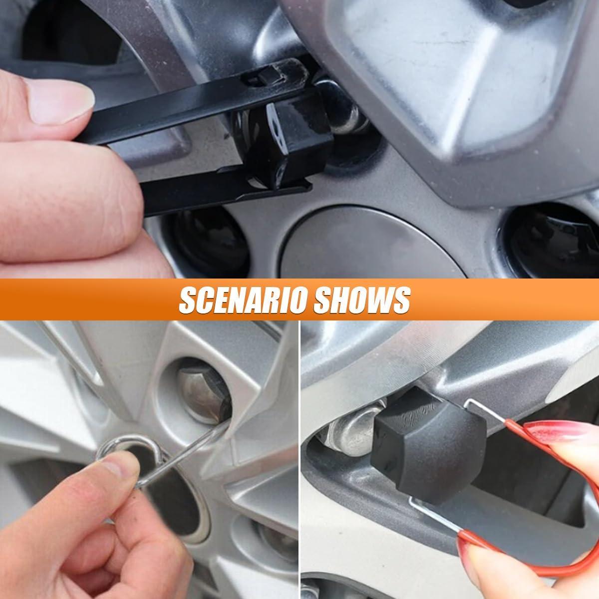 Juego de Herramientas LHDOS para Retirar Tapas de Rueda 3 Pzas