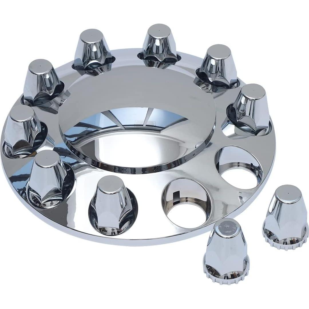 Juego de Cubiertas de Rueda Delantera JIARU ABS Cromado 33mm