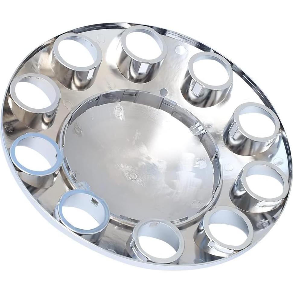 Juego de Cubiertas de Rueda Delantera JIARU ABS Cromado 33mm