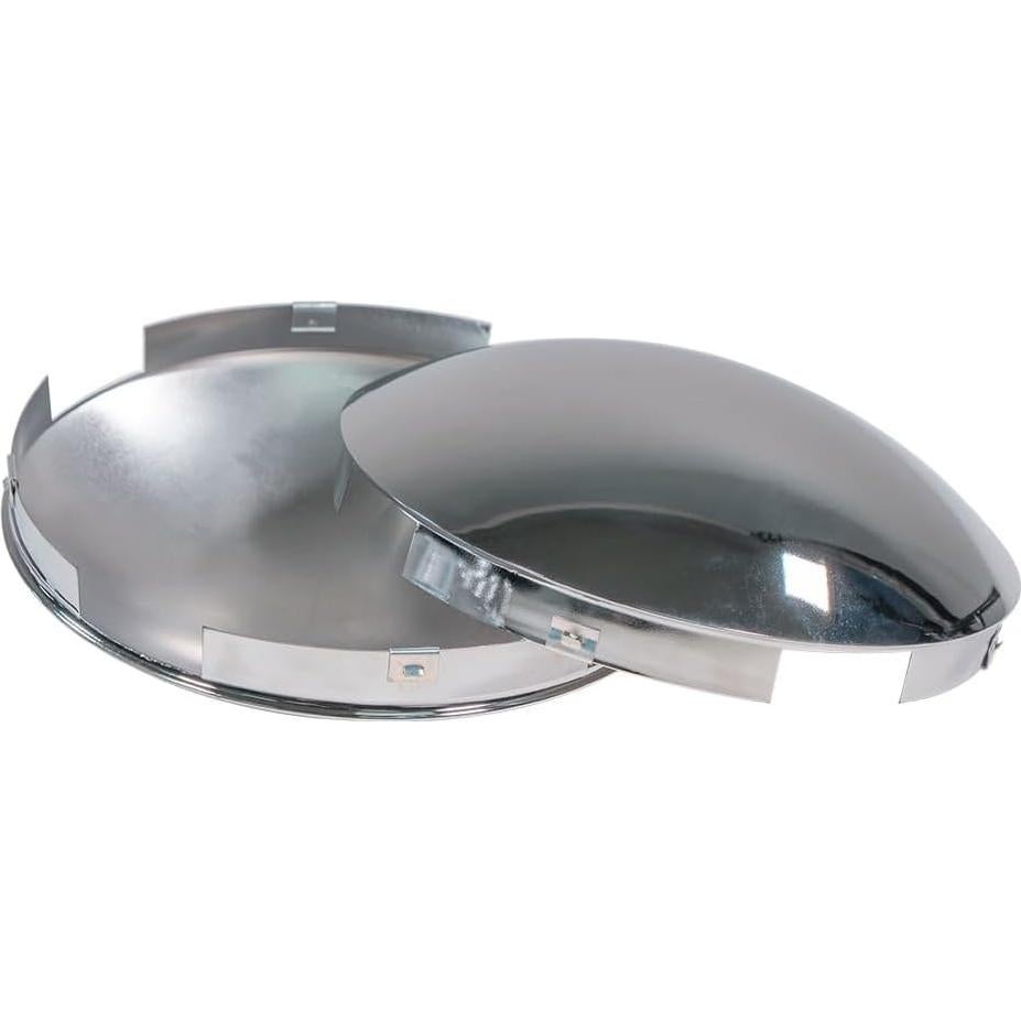 Juego de Cubiertas de Rueda Mytee de Cromo y Acero - 2 Frontales, 4 Traseras, 60 Tuercas