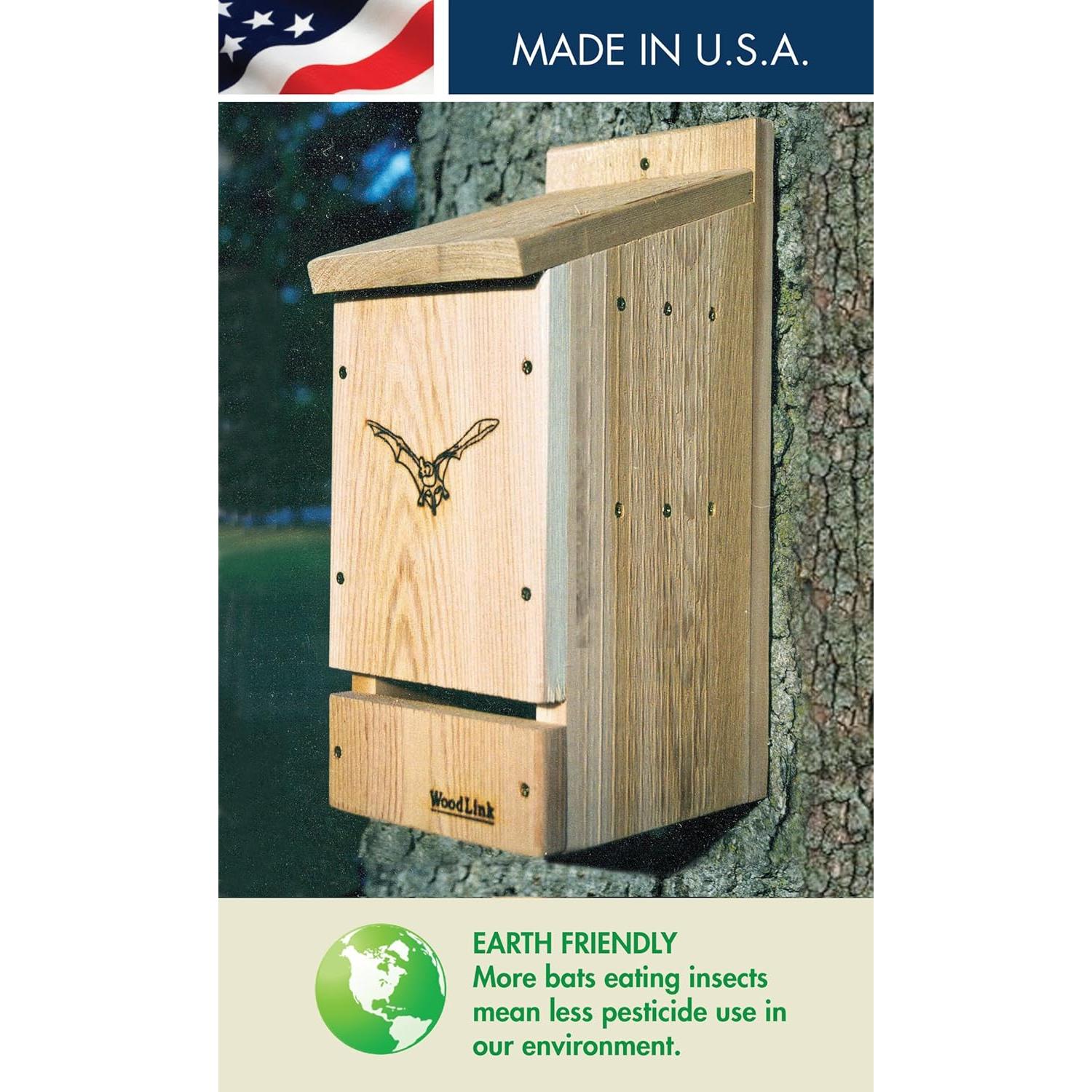 Cabaña para Murciélagos Woodlink BAT1 de Cedro 30 Unidades