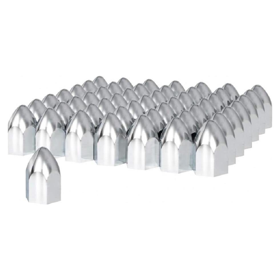 Cubiertas de Tuercas de Rueda United Pacific 10047CB Cromo 60 Pzas