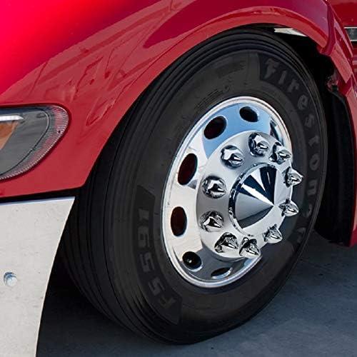 Cubiertas de Tuercas de Rueda United Pacific 10047CB Cromo 60 Pzas