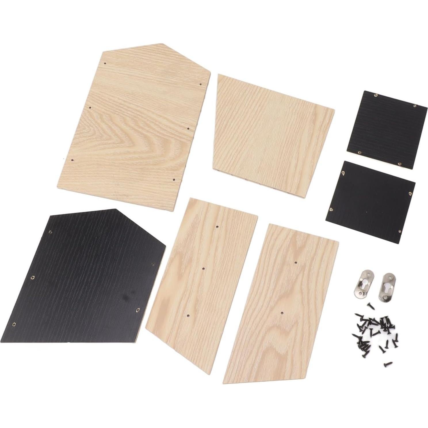 Casa de Murciélagos de Madera Haofy Doble Cámara 14.5x22.7cm